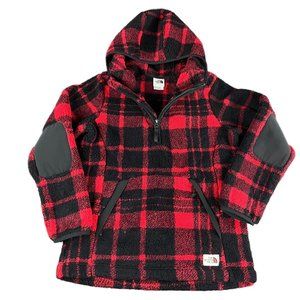 The North Face Women’s Campshire 1/4 Zip TNF Red Plaid Pullover Jacket Sizes S-M
